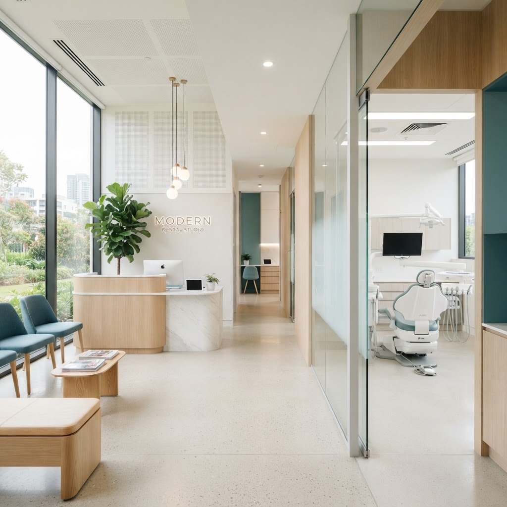 Den ljusa, moderna kliniken Fjord Dental i Oslo